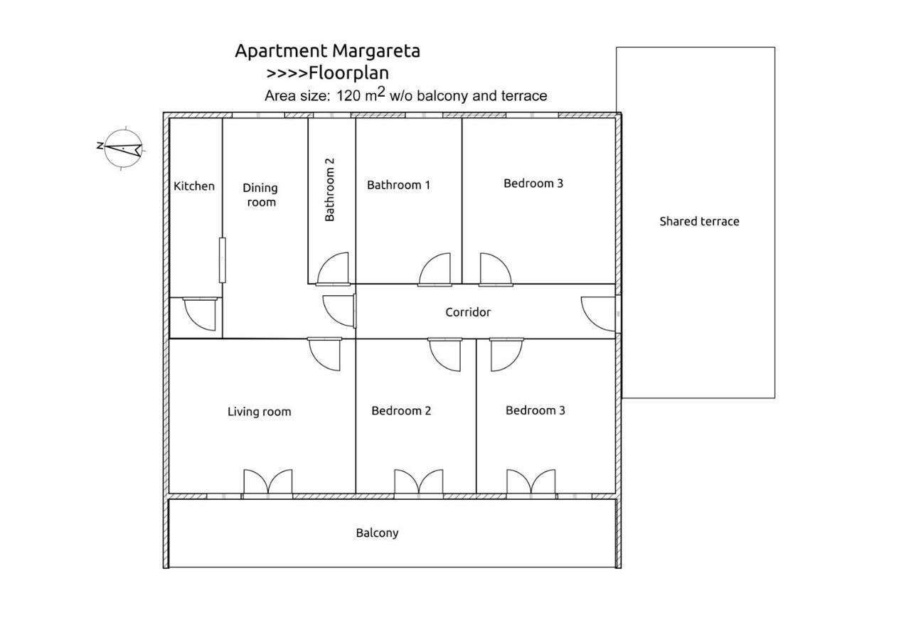 Apartments Margareta & Ena Малинська Екстер'єр фото